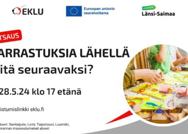 Tekstin Harrastuksia lähellä – Mitä seuraavaksi? kuva