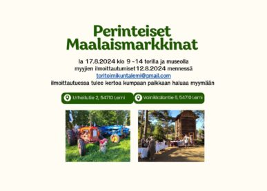 Tekstin Perinteiset Maalaismarkkinat kuva