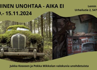 Tekstin Ihminen unohtaa – aika ei kuva