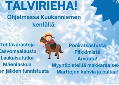 Tekstin Kuukanniemen talvirieha kuva