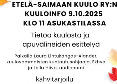 Tekstin Kuuloinfo kuva