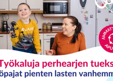 Tekstin Työkaluja perhearjen tueksi -työpajat pienten lasten vanhemmille (Lemi) kuva
