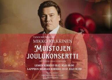 Tekstin Mikko Kilkkinen – Muistojen Joulukonsertti kuva