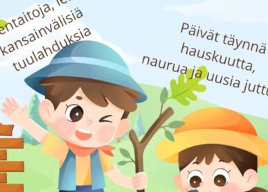 Tekstin Kuukanniemen päiväleiri kuva